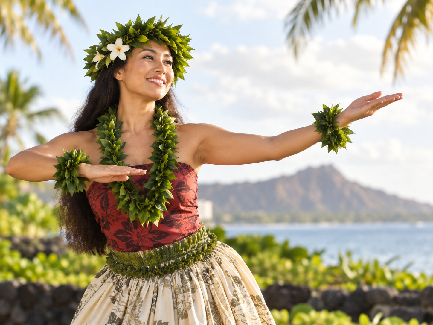 Hawaiian Hula dance style