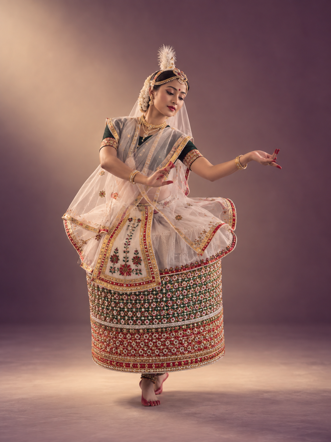 Manipuri dance style